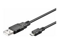 MicroConnect - USB-kabel - USB till mikro-USB typ B - 1.8 m USBABMICRO18