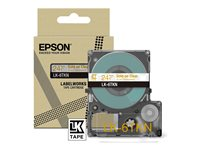 Epson LabelWorks LK-6TKN - bandpatron - metallisk - 1 kassett(er) - Rulle (2,4 cm x 9 m) C53S672098