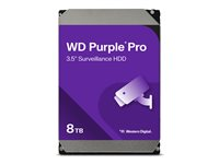 WD Purple Pro WD8001PURP - hårddisk - 8 TB - SATA 6Gb/s WD8001PURP