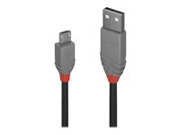Lindy Anthra Line - USB-kabel - USB till mikro-USB typ B - 1 m 36732