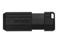 Verbatim PinStripe USB Drive - USB flash-enhet - 64 GB 49065