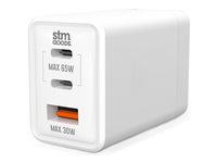 STM strömadapter - universell - USB typ A, 2 x USB-C - 65 Watt STM-931-408Z-01