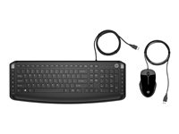 HP Pavilion 200 - sats med tangentbord och mus - tysk - svart 9DF28AA#ABD