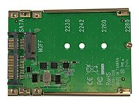 StarTech.com M.2 SATA SSD till 2,5-tums SATA-adapter - M.2 NGFF till SATA-konverterare - 7 mm - Fäste för öppen ram - M2-hårddiskadapter - kontrollerkort - SATA 6Gb/s - SATA 6Gb/s SAT32M225
