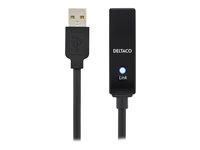 DELTACO USB2-EX5M - USB-förlängningskabel - USB till USB - 5 m USB2-EX5M