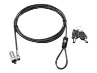 HP Ultraslim Keyed Cable Lock - lås för säkerhetskabel H4D73AA