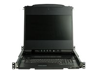 StarTech.com 17-tums HD-rackmonterad KVM-konsol - Dual Rail - KVM-konsol - Full HD (1080p) - 17.3" RKCOND17HD