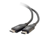 C2G 1.8m (6ft) USB C Cable - USB 2.0 (5A) - M/M USB Type C Cable - Black - USB typ C-kabel - 24 pin USB-C till 24 pin USB-C - 1.8 m 88828