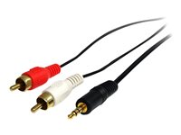 StarTech.com 3.5mm to RCA Cable - 6 ft / 1.8m - RCA Audio Cable - Headphone to RCA Cable - Audio to RCA Cable (MU6MMRCA) - ljudkabel - 1.83 m MU6MMRCA