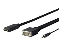 VivoLink Pro HDMI-kabel - HDMI/VGA/ljud - 1 m PROHDMIVGA1