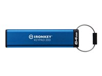 Kingston IronKey Keypad 200 - USB flash-enhet - 64 GB IKKP200/64GB