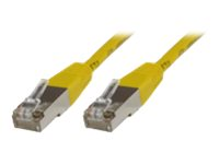 MicroConnect nätverkskabel - 25 cm - gul B-FTP60025Y