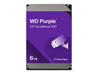 WD Purple WD64PURZ - hårddisk - 6 TB - övervakning - SATA 6Gb/s WD64PURZ