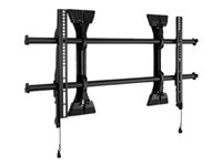 Chief Fusion Large Adjustable Fixed Display Wall Mount - For Displays 42-86" - Black monteringssats - för platt panel - svart LSM1U