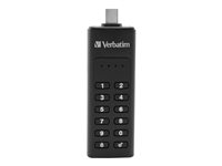 Verbatim Keypad Secure - USB flash-enhet - 128 GB 49432