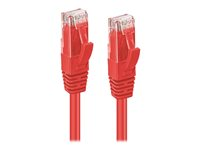 MicroConnect patch-kabel - 50 cm - röd MC-UTP6A005R