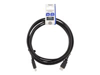DELTACO HDMI-930 - HDMI-kabel med Ethernet - 3 m HDMI-930