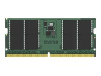 Kingston - DDR5 - modul - 32 GB - SO DIMM 262-pin - 5200 MHz / PC5-41600 - ej buffrad KCP552SD8-32