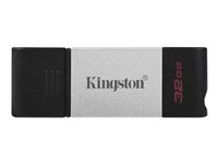 Kingston DataTraveler 80 - USB flash-enhet - 32 GB DT80/32GB
