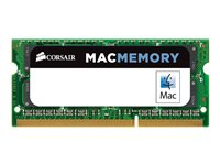 CORSAIR Mac Memory - DDR3 - modul - 4 GB - SO DIMM 204-pin - 1333 MHz / PC3-10666 - ej buffrad CMSA4GX3M1A1333C9