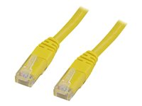 Deltaco patch-kabel - 50 cm - gul GL05-TP