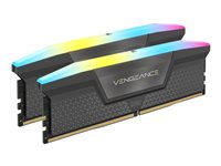 CORSAIR Vengeance RGB - DDR5 - sats - 32 GB: 2 x 16 GB - DIMM 288-pin - 6000 MHz / PC5-48000 - ej buffrad CMH32GX5M2E6000Z36