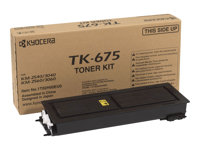 Kyocera TK 675 - Svart - original - tonerkassett - för KM 2540, 2560, 3040, 3060 1T02H00EU0