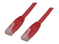 Deltaco patch-kabel - 1 m - röd TP-61R