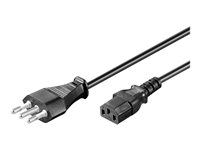 MicroConnect - strömkabel - Typ L till power IEC 60320 C13 - 3 m PE100430