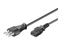 MicroConnect - strömkabel - IEC 60320 C13 till CEI 23-16/VII - 1.8 m PE100418