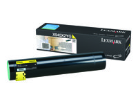 Lexmark - Lång livslängd - gul - original - tonerkassett LCCP - för Lexmark X940e, X940e Page Plus Solution, X945e, X945e Page Plus Solution X945X2YG