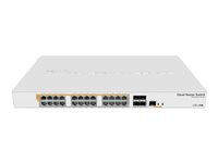 MikroTik Cloud Router Switch CRS328-24P-4S+RM - switch - 28 portar - Administrerad - rackmonterbar CRS328-24P-4S+RM