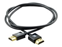 Kramer C-HM/HM/PICO Series C-HM/HM/PICO/BK-1 - HDMI-kabel med Ethernet - 30 cm 97-0132001
