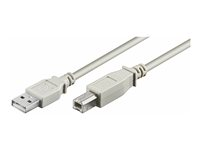 MicroConnect - USB-kabel - USB till USB typ B - 1 m USBAB1