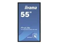 iiyama ProLite TF5539UHSC-B1AG 55" LED-bakgrundsbelyst LCD-skärm - 4K - för interaktiv skyltning/interaktiv kommunikation TF5539UHSC-B1AG
