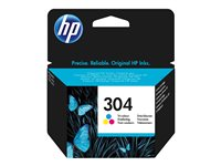 HP 304 - färg (cyan, magenta, gul) - original - bläckpatron N9K05AE
