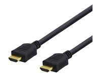 DELTACO HDMI-1015D - HDMI-kabel med Ethernet - 1.5 m HDMI-1015D
