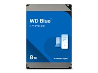 WD Blue WD80EAAZ - hårddisk - 8 TB - SATA 6Gb/s WD80EAAZ