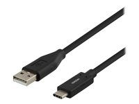 DELTACO - USB typ C-kabel - USB till 24 pin USB-C - 50 cm USBC-1003