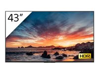 Sony Bravia Professional Displays FWD-43X80H/T 43" Klass (42.5" visbar) LED-bakgrundsbelyst LCD-skärm - 4K - för digital skyltning FWD-43X80H/T