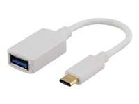 DELTACO USBC-1205 - USB typ C-adapter - USB typ A till 24 pin USB-C - 15 cm USBC-1205