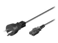MicroConnect - strömkabel - DK 2-5A till power IEC 60320 C13 - 3 m PE120430