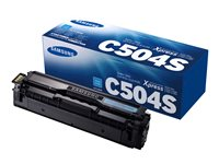 Samsung CLT-C504S - Cyan - original - tonerkassett (SU025A) - för Samsung CLP-415, CLX-4195; MultiXpress SL-C1453, C1454; Xpress SL-C1404, C1810, C1860 SU025A