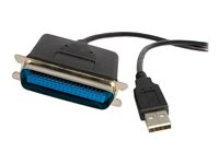 StarTech.com 1,8 m USB till parallell skrivaradapter - M/M - parallell adapter - USB 2.0 - IEEE 1284 ICUSB1284