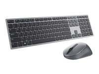 Dell Premier Wireless Keyboard and Mouse KM7321W - sats med tangentbord och mus - QWERTY - USA, internationellt - Titan gray Inmatningsenhet KM7321WGY-INT