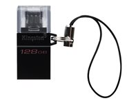 Kingston DataTraveler microDuo G2 - USB flash-enhet - 128 GB DTDUO3G2/128GB