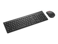 Lenovo Essential Wireless Combo Gen 2 - sats med tangentbord och mus - Nordisk - svart Inmatningsenhet 4X31N50752