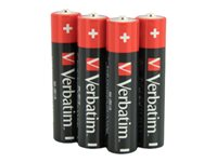 Verbatim batteri - 4 x AAA / LR03 - alkaliskt 49500