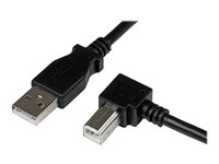 StarTech.com 2m USB 2.0 A to Right Angle B Cable Cord - 2 m USB Printer Cable - Right Angle USB B Cable - 1x USB A (M), 1x USB B (M) (USBAB2MR) - USB-kabel - USB typ B till USB - 2 m USBAB2MR