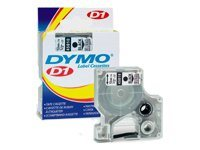 DYMO D1 - etiketttejp - 1 kassett(er) - Rulle (1,27 cm x 7 m) 45016